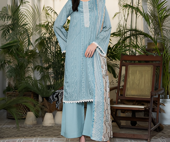 Dabiha Doriya Luxury 3-Piece Digital Printed Lawn Suit - P-03