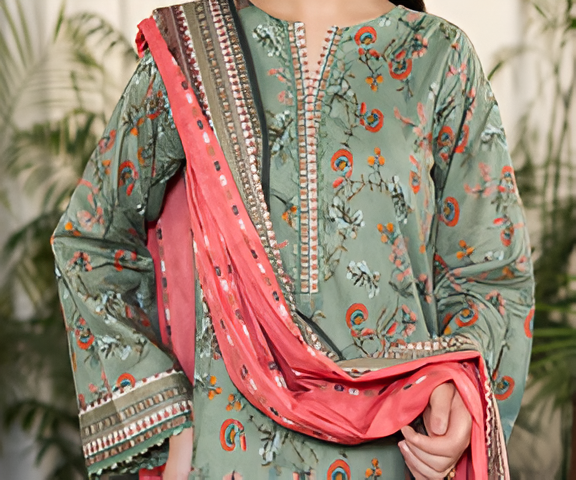 Dabiha Doriya Luxury 3-Piece Digital Printed Lawn Suit - P-05