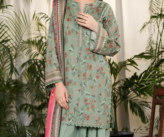 Dabiha Doriya Luxury 3-Piece Digital Printed Lawn Suit - P-05