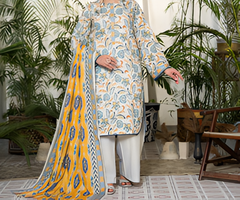 Dabiha Doriya Luxury 3-Piece Digital Printed Lawn Suit - P-06