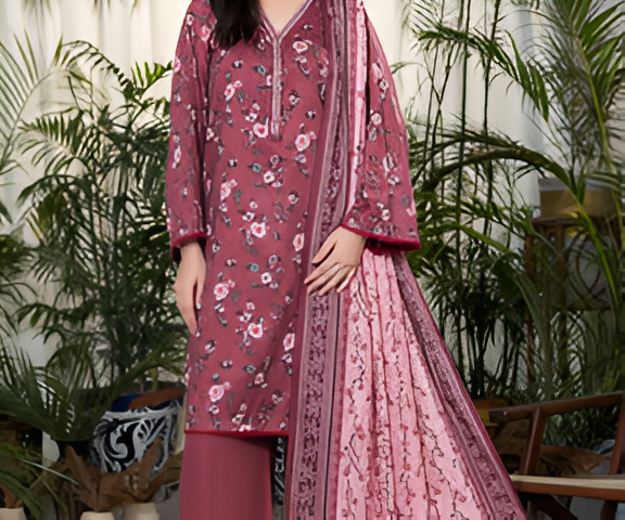 Dabiha Doriya Luxury 3-Piece Digital Printed Lawn Suit - P-07