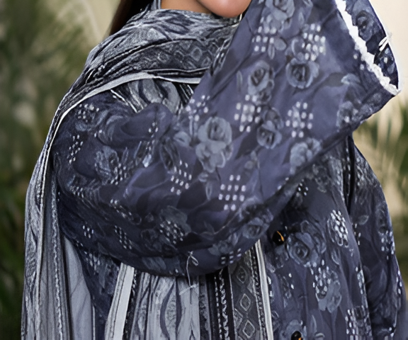 Dabiha Doriya Luxury 3-Piece Digital Printed Lawn Suit - P-08