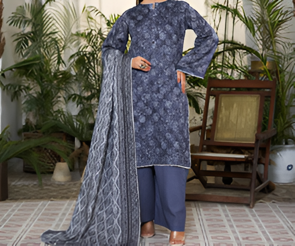 Dabiha Doriya Luxury 3-Piece Digital Printed Lawn Suit - P-08
