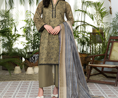 Dabiha Doriya Luxury 3-Piece Digital Printed Lawn Suit - P-10