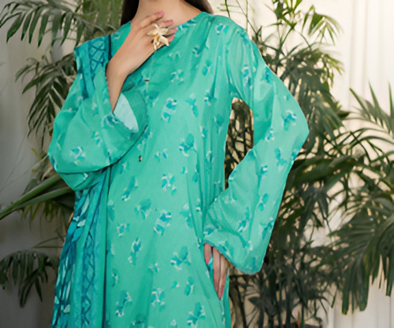 Dabiha Doriya Luxury 3-Piece Digital Printed Lawn Suit - P-11