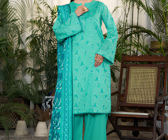 Dabiha Doriya Luxury 3-Piece Digital Printed Lawn Suit - P-11