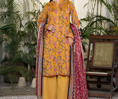 Dabiha Doriya Luxury 3-Piece Digital Printed Lawn Suit - P-09