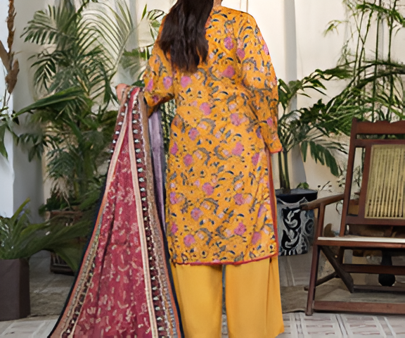 Dabiha Doriya Luxury 3-Piece Digital Printed Lawn Suit - P-09