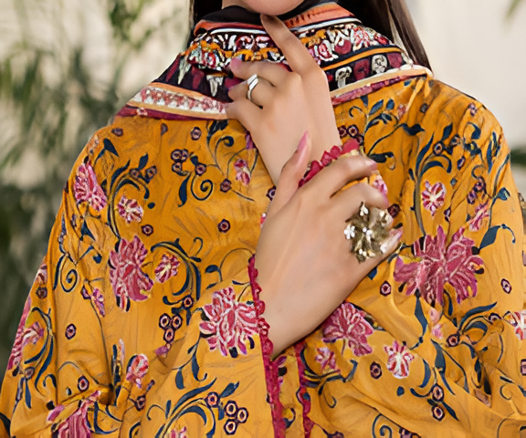 Dabiha Doriya Luxury 3-Piece Digital Printed Lawn Suit - P-09