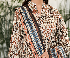 Dabiha Doriya Luxury 3-Piece Digital Printed Lawn Suit - P-02