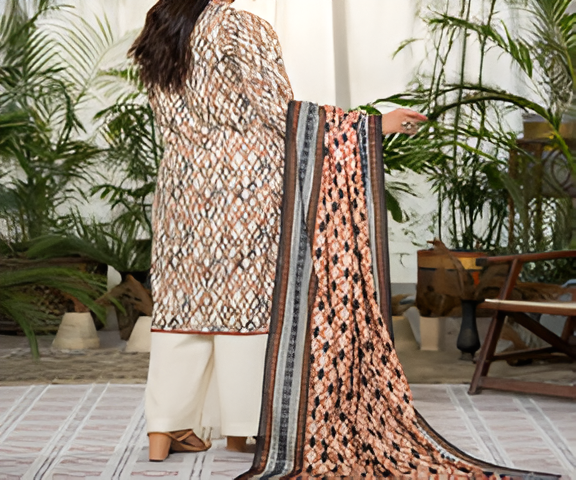 Dabiha Doriya Luxury 3-Piece Digital Printed Lawn Suit - P-02